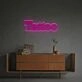 Elevate Your Space: Tatto By Rome Font LED Neon Sign for Home Decor, Bars, and Weddings.