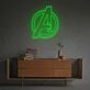 Brighten Up Your Game Room or Movie Night with The Avengers End Game Logo LED Neon Sign.