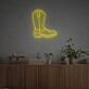 Brighten Up Your Western Themed Party or Country Home with the Cow Boy Boots LED Neon Sign.