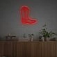 Brighten Up Your Western Themed Party or Country Home with the Cow Boy Boots LED Neon Sign.