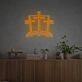 Bring a radiant glow to weddings, bars, and festive gatherings with the Three Ten Crosses LED Neon Sign.