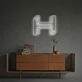 Brighten up Bars, Weddings, and Office Spaces with the Three-Dimensional Letter H LED Neon Sign.