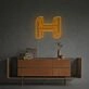 Brighten up Bars, Weddings, and Office Spaces with the Three-Dimensional Letter H LED Neon Sign.