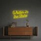 Elevate your bar, wedding, or home ambiance with the Written In The Stars LED Neon Sign.