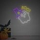 Add a Spooky Touch to Your Home, Office, or Halloween Bash with the Boo With Ghost LED Neon Sign.