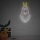 Brighten Your Spooky Gatherings and Haunted Spaces with Ghost Handing A Candle LED Neon Sign: Perfect for Halloween Decor, Themed Parties, and Creepy Bar Ambiances.