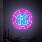 Elevate your entertainment space with 18 Neon Sign Adults Only Neon Sign, perfect for bars, game rooms, and exclusive parties.