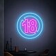Elevate your entertainment space with 18 Neon Sign Adults Only Neon Sign, perfect for bars, game rooms, and exclusive parties.