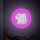 Elevate your entertainment space with 18 Neon Sign Adults Only Neon Sign, perfect for bars, game rooms, and exclusive parties.