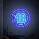 Elevate your entertainment space with 18 Neon Sign Adults Only Neon Sign, perfect for bars, game rooms, and exclusive parties.