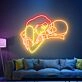Bring Romance to the Macabre - Affectionate Girl Loves Skull Neon Sign, Perfect for Bars, Gothic Weddings, and Edgy Home Décor.