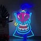 Brighten Up Your Space: Aladdin Lamp God Neon Sign for Game Room, Home Office, and Bar Ambiance Enhancement.