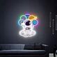 Light Up Your Space Adventures: Astronauts Sitting On Cloud Space UV Neon Sign Perfect for Kids’ Rooms, Home Offices, and Sci-Fi Themed Parties.