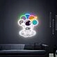Light Up Your Space Adventures: Astronauts Sitting On Cloud Space UV Neon Sign Perfect for Kids’ Rooms, Home Offices, and Sci-Fi Themed Parties.