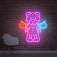 Brighten Your Man Cave, Game Room or Bar with the Bear Neon Signs Violent Bear With Double Guns Neon Sign
