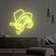 Elevate Your Space: Beautiful Girl With Cowboy Hat Neon Sign, Perfect for Game Room, Bar, and Home Office Decor.