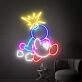 Elevate Your Space: Bedroom Japanese Neon Sign for Gaming Room, Home Office, and Bar Décor Enhancement