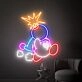Elevate Your Space: Bedroom Japanese Neon Sign for Gaming Room, Home Office, and Bar Décor Enhancement