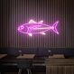 Brighten Your Bar, Home, or Seafood Restaurant with the Blue Flag Tuna Neon Sign Fish Neon Lights Decor.