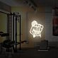 Power Up Your Workout Space: Body Building Neon Sign for Fitness Room, Gym, and Home Decor, Perfect for Office Motivation and Sports Bars.