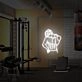 Power Up Your Workout Space: Body Building Neon Sign for Fitness Room, Gym, and Home Decor, Perfect for Office Motivation and Sports Bars.