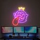 Brighten Your Space with Enchantment: Boo Neon Sign Ghost Neon Light Anime Neon Sign for Home Decor, Office Vibes, and Memorable Events.