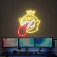 Brighten Your Space with Enchantment: Boo Neon Sign Ghost Neon Light Anime Neon Sign for Home Decor, Office Vibes, and Memorable Events.