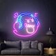 Add a Spooky Glow to Your Home, Office, or Halloween Party with Boo Neon Sign Super Boo Cute Ghost Neon Sign.