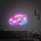 Brighten Up Your Game Room, Kid's Bedroom, or Birthday Bash with Cars Lightning McQueen Neon Sign - A Versatile Decor for Home, Office, and Celebratory Occasions.
