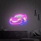 Brighten Up Your Game Room, Kid's Bedroom, or Birthday Bash with Cars Lightning McQueen Neon Sign - A Versatile Decor for Home, Office, and Celebratory Occasions.