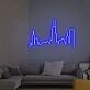 Transform Your Space: Chicago City Skyline Neon Sign Wall Decor, Perfect for Office, Bar, and Home Decor, Elevates Wall Art Ambiance