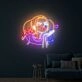 Brighten Up Your Space with Crazy Girl Harley Quinn Neon Sign Task Force X Neon Lights - Perfect for Bars, Game Rooms, and Movie Nights.