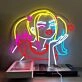 Brighten Up Your Space with Crazy Girl Harley Quinn Neon Sign Task Force X Neon Lights - Perfect for Bars, Game Rooms, and Movie Nights.