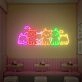 Brighten Your Space with Cute Cat Decor Gift Led Neon Lights Cat Wall Neon Decor Neon Desk Light - Perfect for Home, Office, and Party Ambiance.