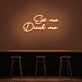 'Eat Me Drink Me' Neon Sign