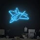 Elevate Your Space with F14 Fighter Neon Sign: Perfect for Game Rooms, Bars, and Wedding Ambiance