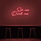 'Eat Me Drink Me' Neon Sign