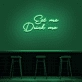 'Eat Me Drink Me' Neon Sign