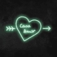 Customize Casa Amor Heart Neon Sign