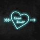 Customize Casa Amor Heart Neon Sign