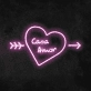 Customize Casa Amor Heart Neon Sign