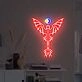 Brighten Your Bar, Office, and Special Events with the Mystical Flying Dragon Chasing Sun And Moon Neon Sign.