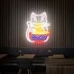 Brighten Your Space: Perfect for Home Decor, Stores, and Themed Parties - Fortune Cat Ramen Neon Sign Ramen Japanese Noodles Led Neon Sign