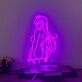 Brighten Your Space: Franxx Darling Neon Sign for Versatile Decor - Perfect for Game Rooms, Home Offices, and Chic Bars