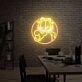 Brighten Up Any Space with Garfield Cat Neon Sign: Perfect for Game Room, Home Office, or Cozy Café Wall Decor.