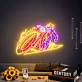 Elevate Your Space with Versatile Ghost Rider Neon Sign: Perfect for Game Rooms, Bars, and Home Office Decor.
