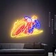 Elevate Your Space with Versatile Ghost Rider Neon Sign: Perfect for Game Rooms, Bars, and Home Office Decor.