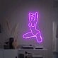 Bring a Radiant Glow to Your Bedroom, Salon, or Bachelorette Party with the Girl Lady Neon Sign Woman Body Neon Sign.