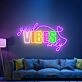 Brighten Your Space with Good Vibes Only Neon Sign: Perfect for Bedroom, Home Offices, Party Venues, and Wedding Celebrations Neon Lights.