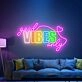 Brighten Your Space with Good Vibes Only Neon Sign: Perfect for Bedroom, Home Offices, Party Venues, and Wedding Celebrations Neon Lights.